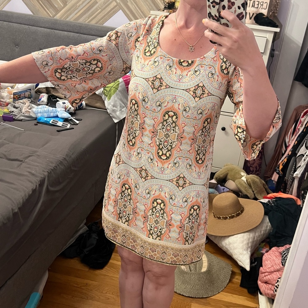 Summer colorful dress in love with it.
